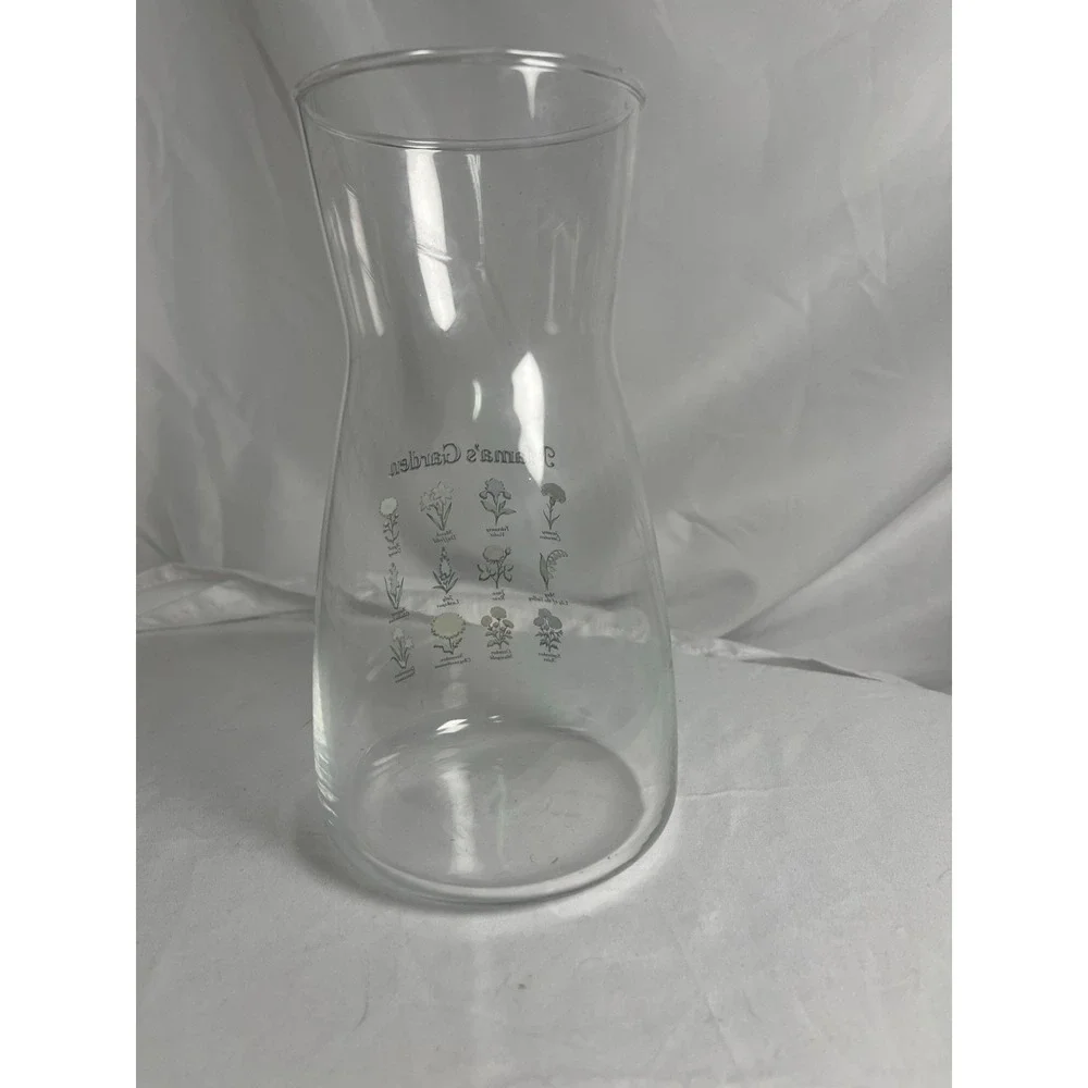 Mama's Garden Birth Month Flowers‎  Glass Vase 8